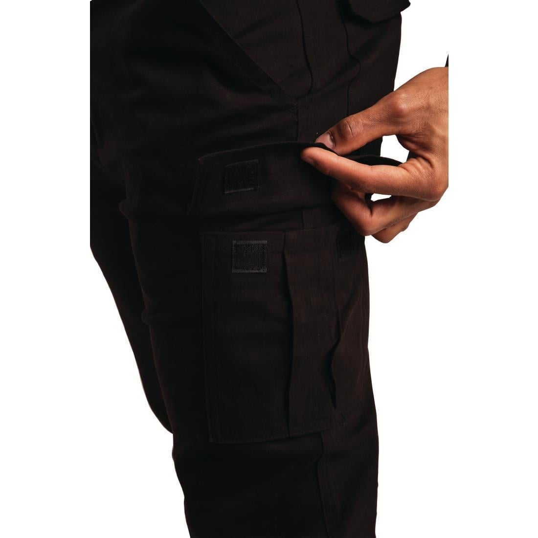 Pantalon homme slim stretch Cargo noir 48 — BB463-38