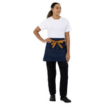Tablier serveur Southside denim bleu et ceinture ocre — BB465