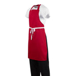 Tablier bavette Whites rouge — BB466