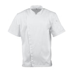 Veste de cuisinier à manches courtes Chef Works Cannes L — BB669-L