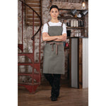 Tablier bavette en coton Southside kaki — BB684