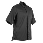 Veste de cuisine mixte col officier Southside noire M — BB711-M
