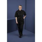 Veste de cuisine mixte col officier Southside noire XL — BB711-XL