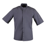 Veste col officier Southside gris anthracite - Taille M — BB712-M