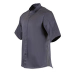 Veste col officier Southside gris anthracite - Taille M — BB712-M