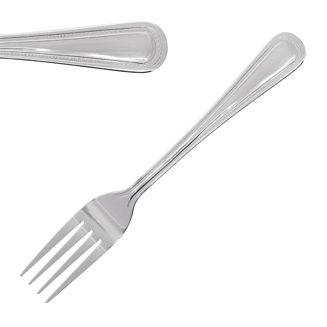 Fourchette de table Olympia Bead (lot de 12) — C126