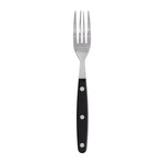 Fourchettes à viande Olympia manche noir (lot de 12) — C135