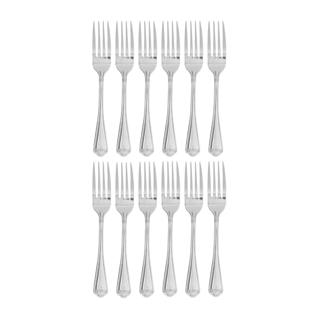 Fourchette de table Olympia Jesmond (lot de 12) — C147