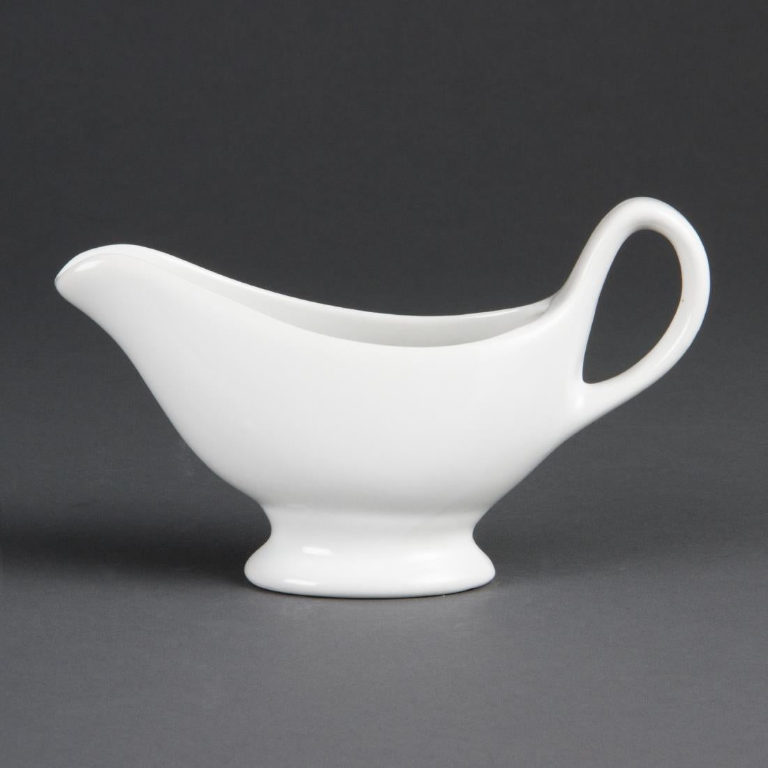 Saucières blanches Olympia Whiteware 180ml (Lot de 6) — C243