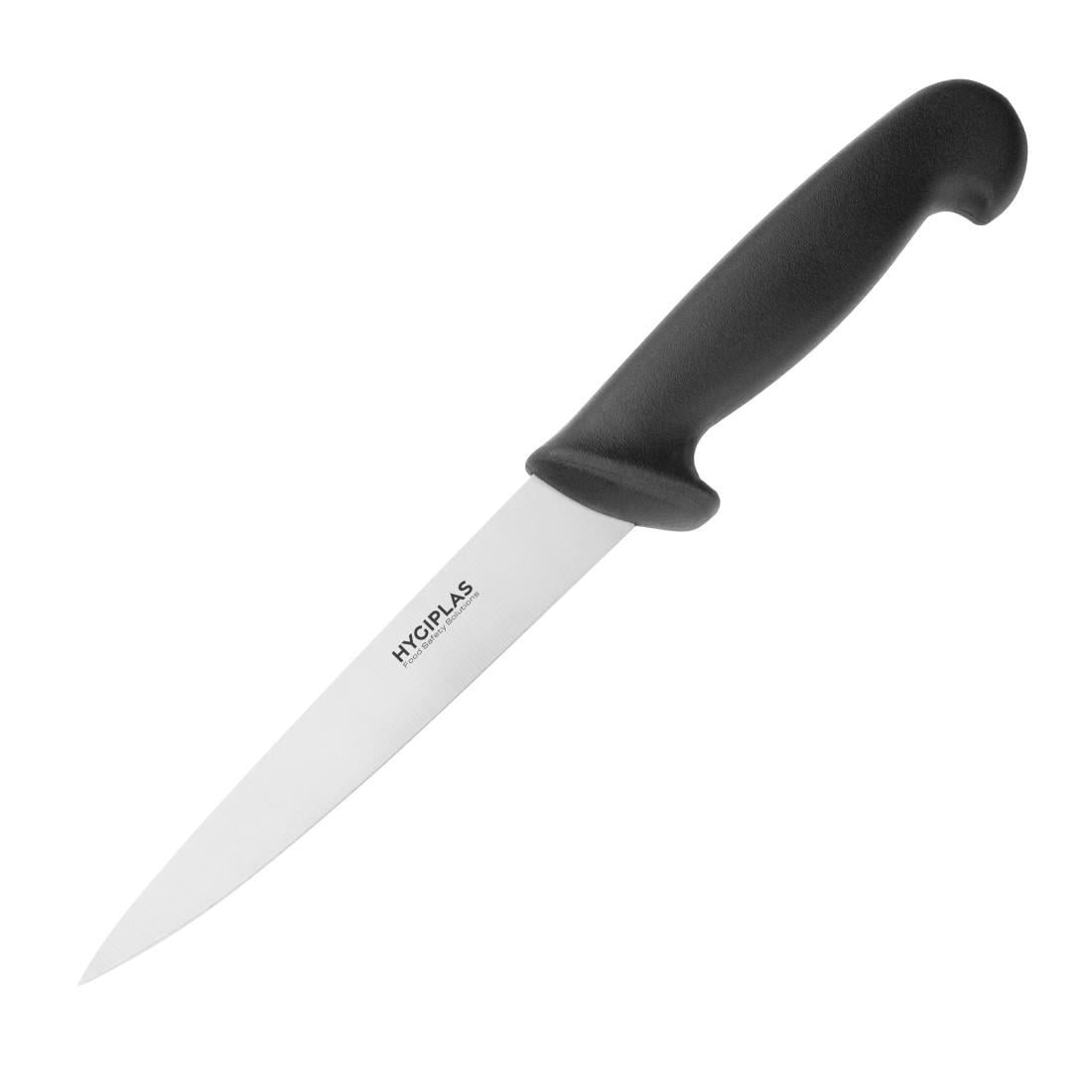 Couteau à filet Hygiplas noir 160mm — C266