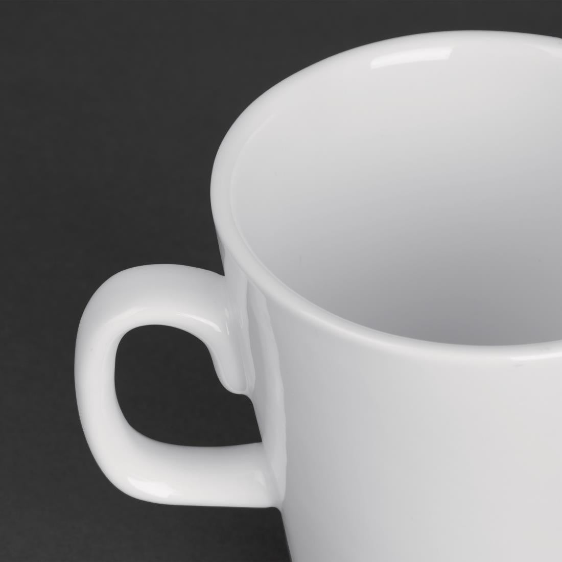 Tasses à latte Olympia Whiteware 310ml (lot de 12) — C359