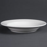 Assiettes Creuses Blanches Olympia 270mm (lot de 6) — C363