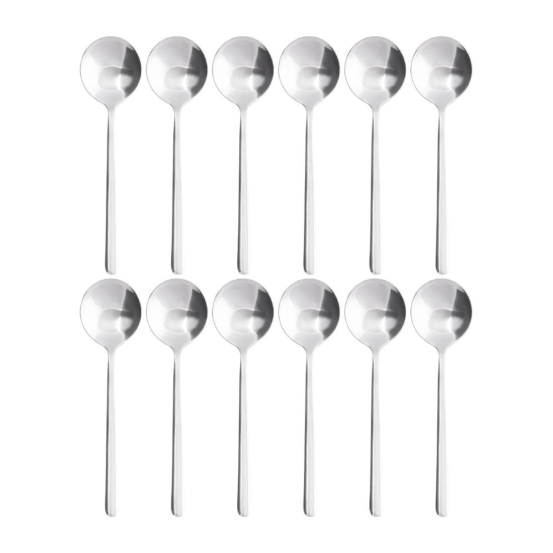 Cuillère à soupe ronde Olympia Henley (lot de 12) — C453