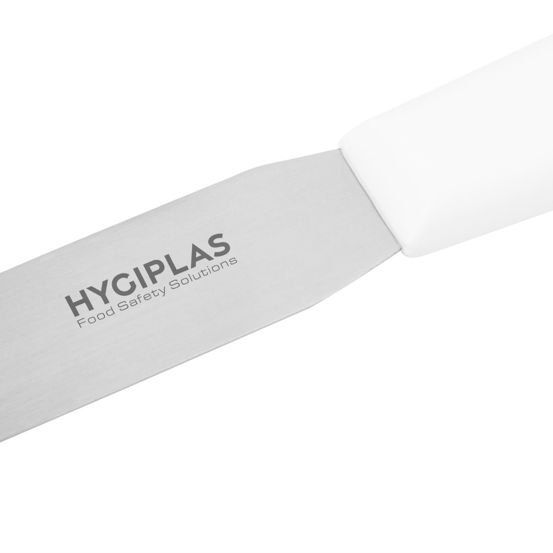 Couteau spatule droit Hygiplas blanc 100mm — C538