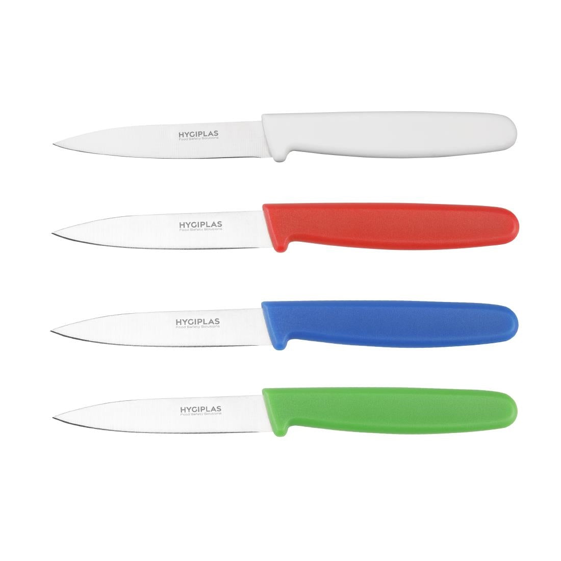 Couteau d'office Hygiplas rouge 75 mm — C542