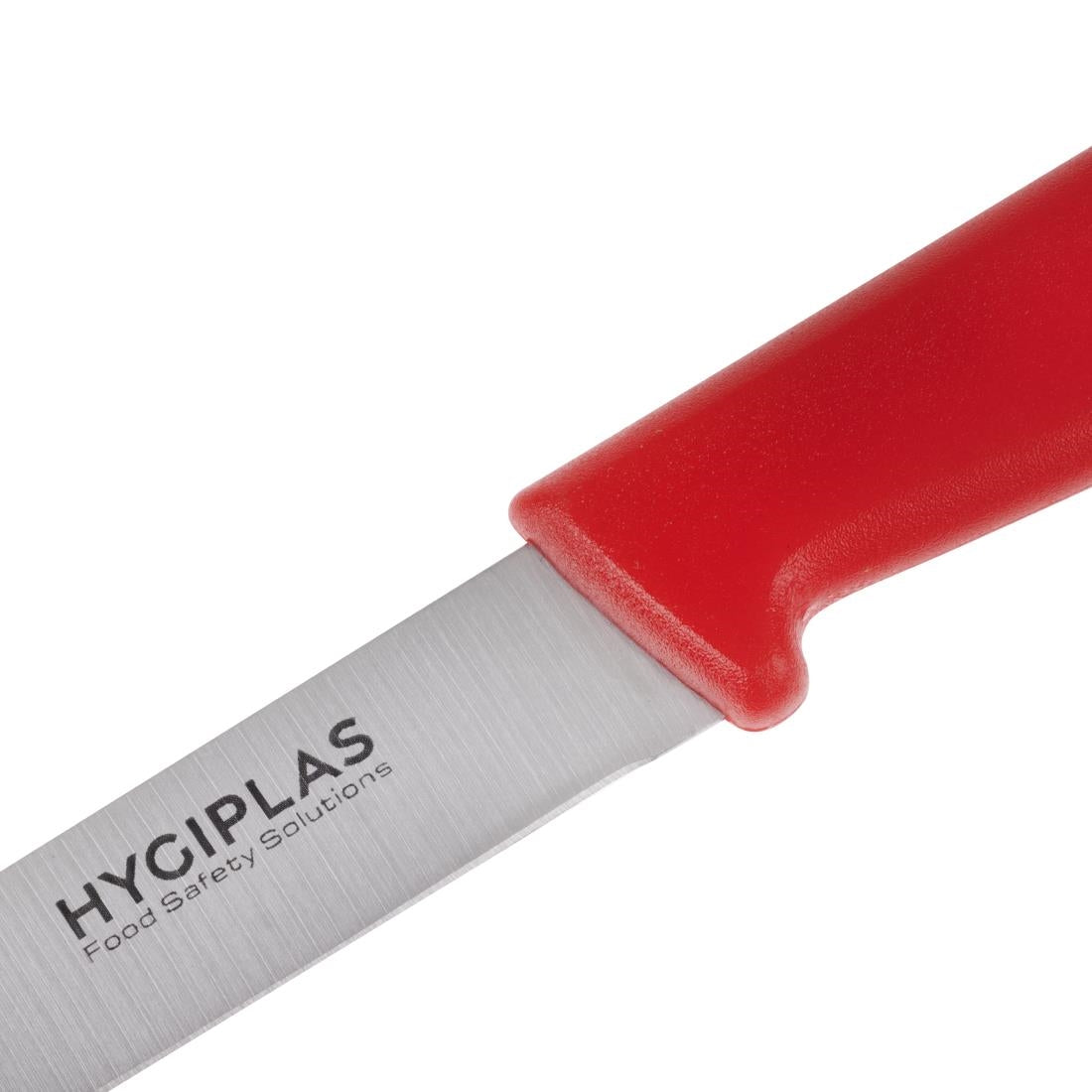 Couteau d'office Hygiplas rouge 75 mm — C542