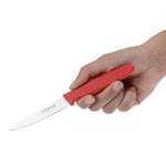 Couteau d'office Hygiplas rouge 75 mm — C542