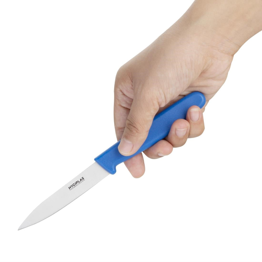 Couteau d'office Hygiplas bleu 75 mm — C544