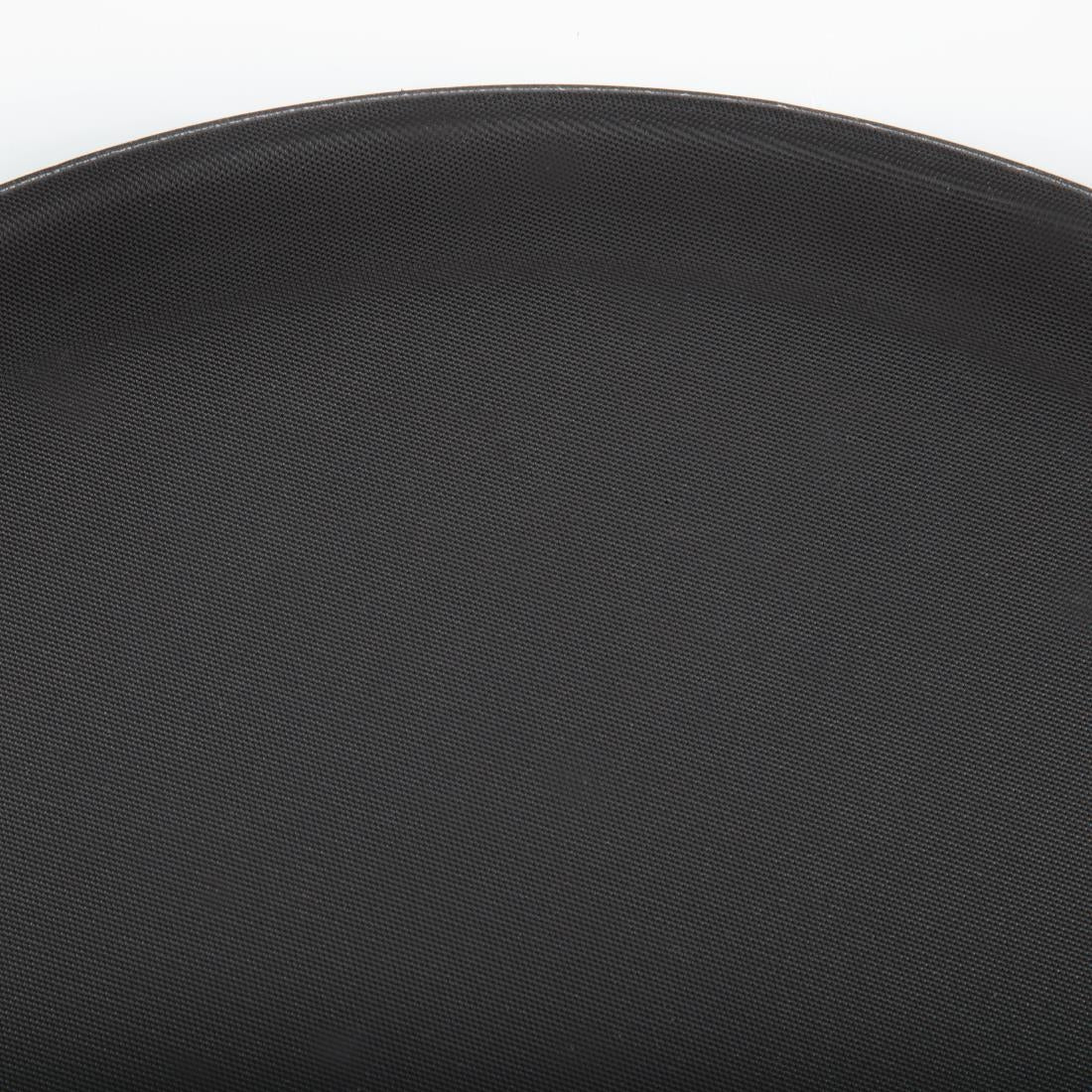 Plateau antidérapant en plastique Olympia Kristallon rond noir 406mm — C558