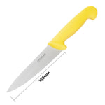 Couteau de cuisine Hygiplas jaune 155mm — C815