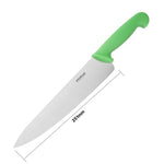 Couteau de cuisine Hygiplas vert 255mm — C868
