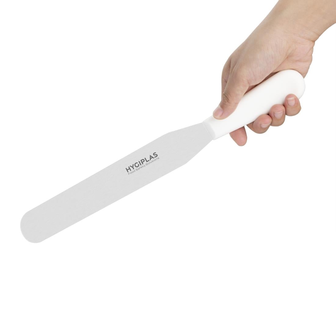 Couteau spatule droit Hygiplas blanc 203mm — C870