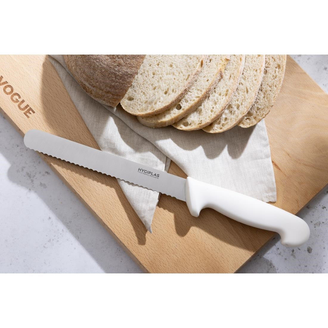 Couteau à pain Hygiplas blanc 203mm — C882