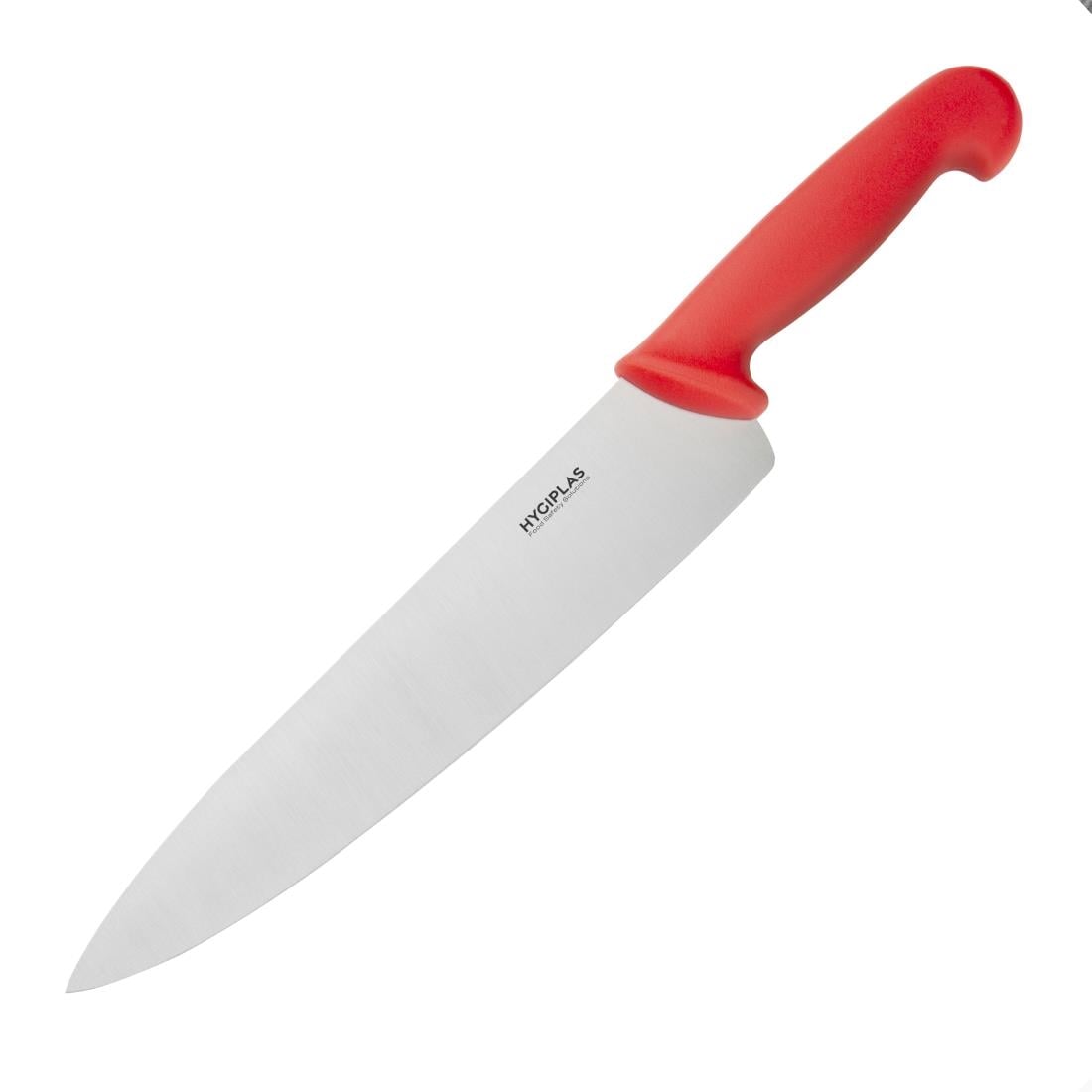 Couteau de cuisine Hygiplas rouge 255mm — C886