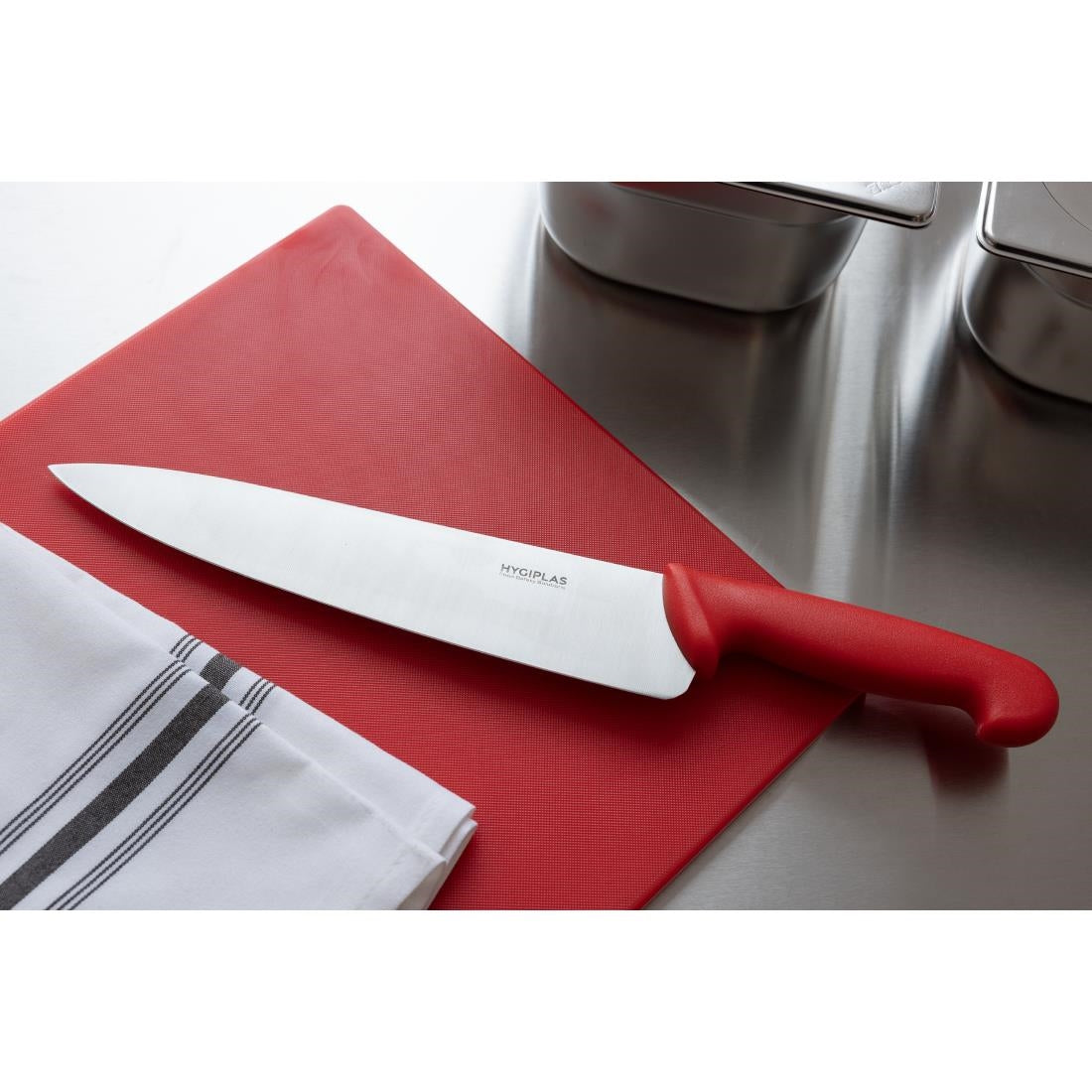 Couteau de cuisine Hygiplas rouge 255mm — C886