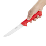 Couteau à désosser à lame rigide Hygiplas rouge 152mm — C890