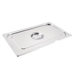 Couvercle inox GN 1/1 avec encoche Vogue — CB170