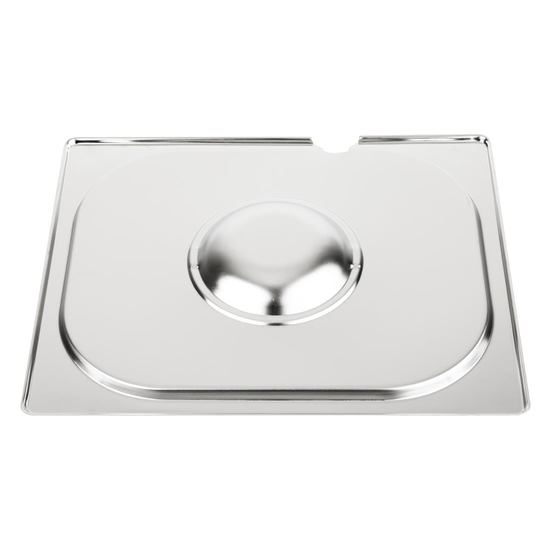 Couvercle inox avec encoche Vogue GN 1/2 — CB171