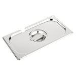 Couvercle inox avec encoche Vogue GN 1/3 — CB173
