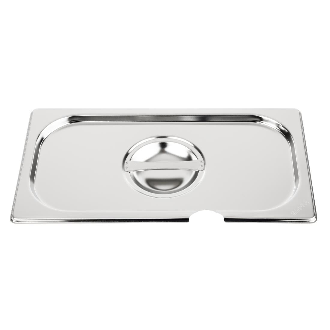 Couvercle inox avec encoche Vogue GN 1/3 — CB173