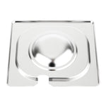 Couvercle inox avec encoche Vogue GN 1/6 — CB175