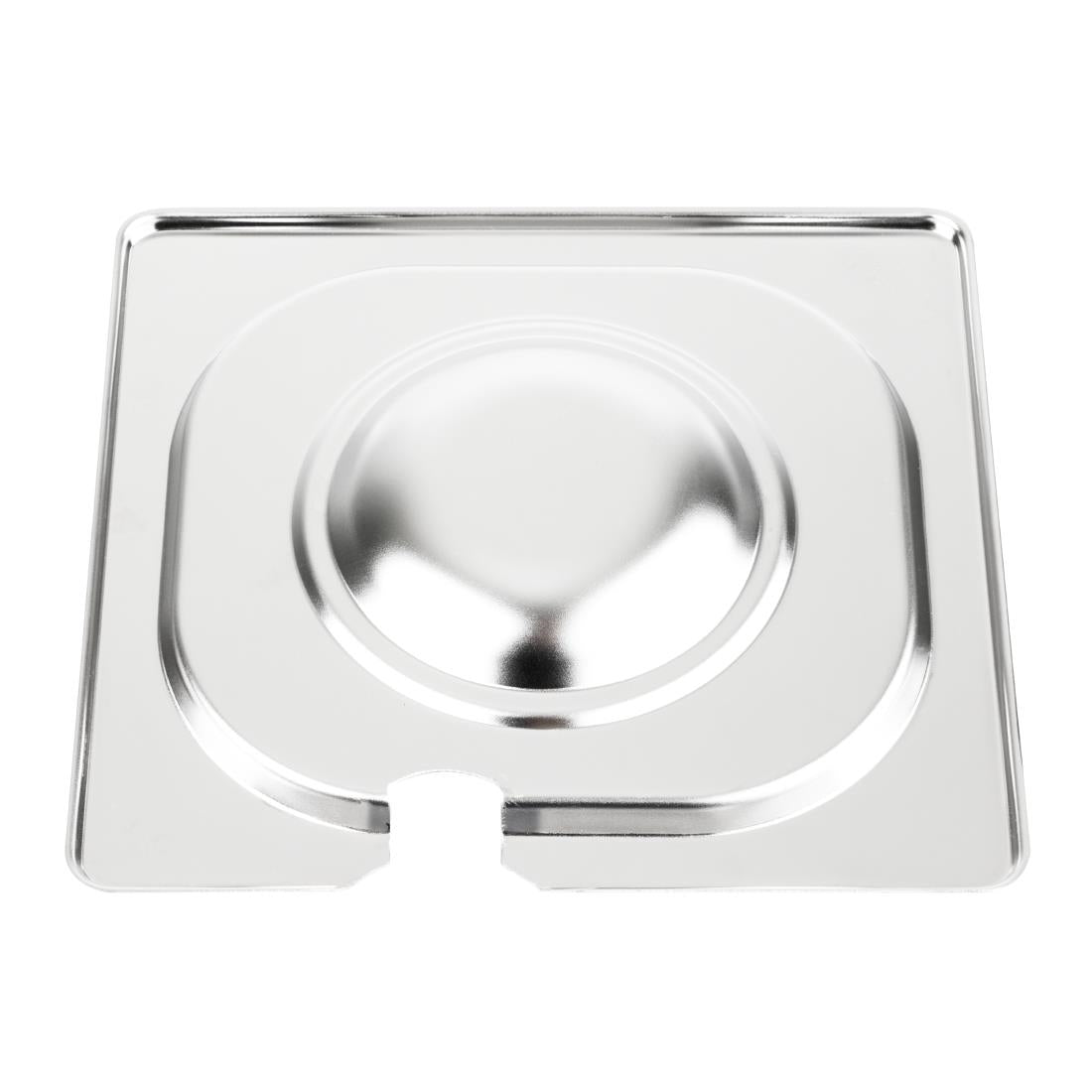 Couvercle inox avec encoche Vogue GN 1/6 — CB175