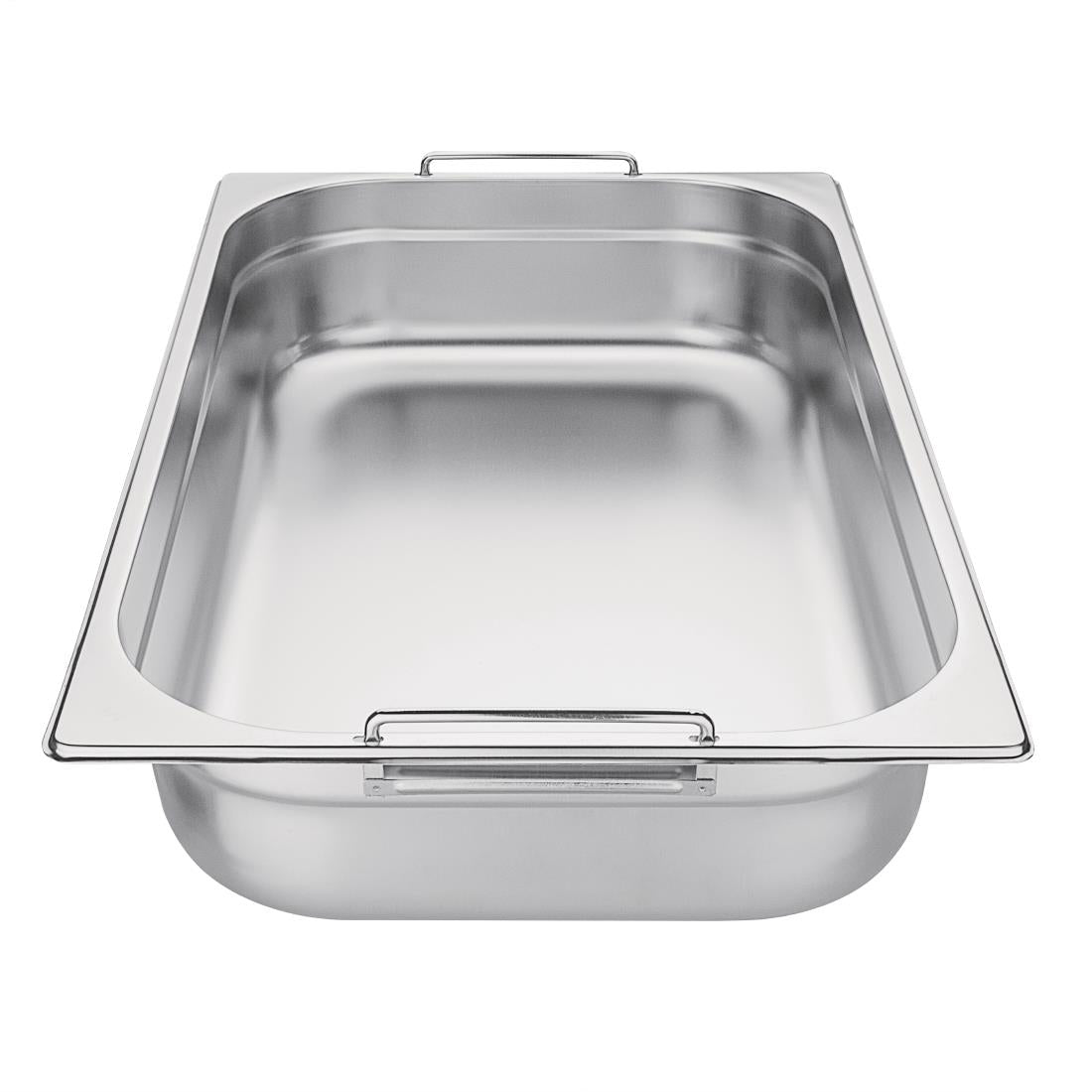 Bac GN 1/1 en inox avec poignées Vogue 100mm — CB179