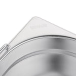 Bac GN 1/1 en inox avec poignées Vogue 100mm — CB179