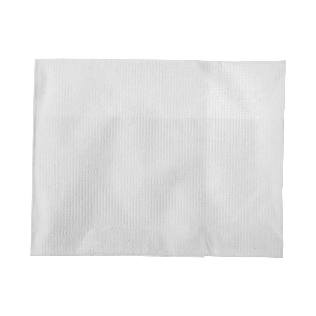 Serviettes lunch blanches 1 pli 90 x 120mm (lot de 6000) — CB392