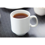 Mugs empilables blancs 284ml Olympia (lot de 12) — CB461