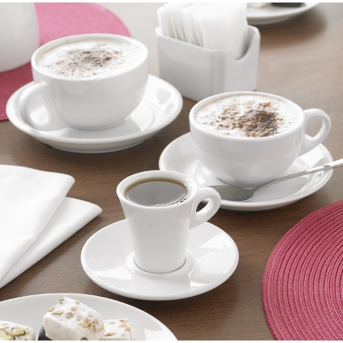Tasses à espresso coniques Olympia Whiteware 60ml (lot de 12) — Y111