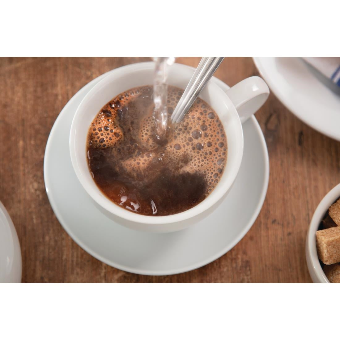 Tasses à cappuccino blanches 284ml Olympia (lot de 12) — CB462