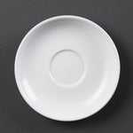 Soucoupes pour tasses à expresso Olympia Whiteware (lot de 12) — CB465