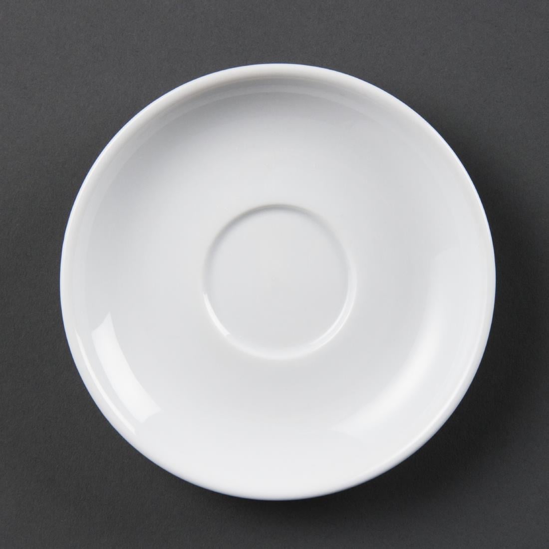 Soucoupes pour tasses à expresso Olympia Whiteware (lot de 12) — CB465