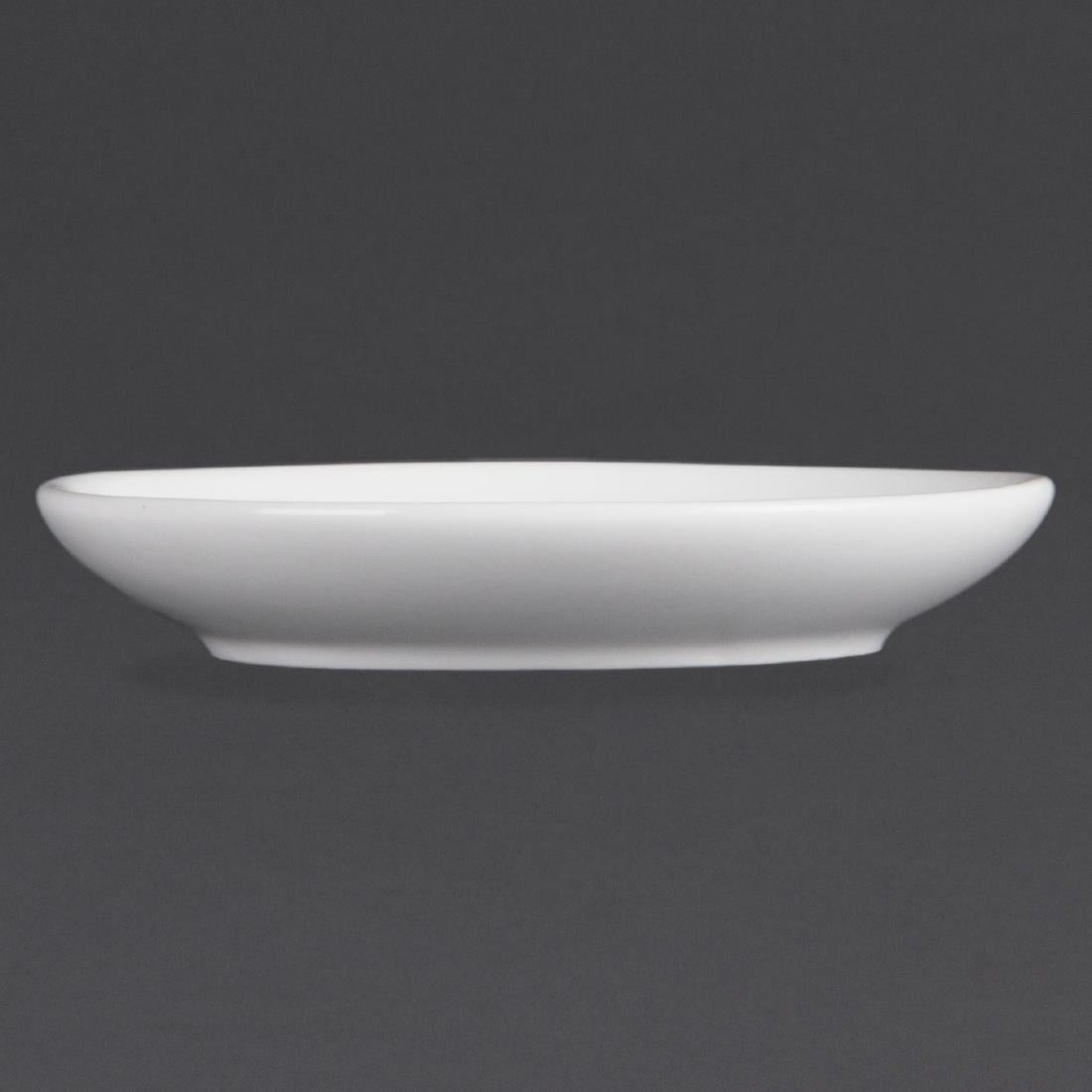 Soucoupes pour tasses à expresso Olympia Whiteware (lot de 12) — CB465