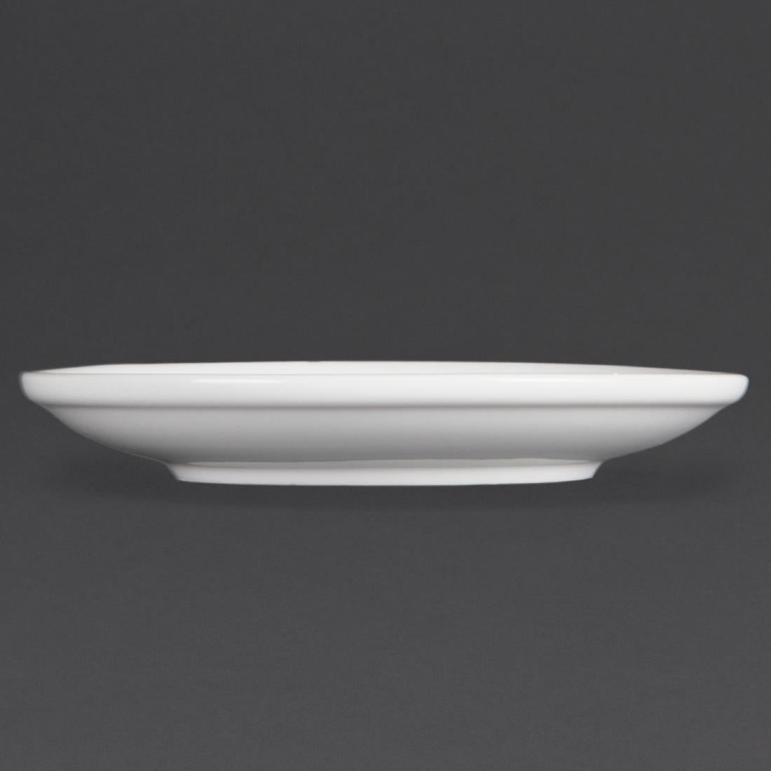 Soucoupes Empilables Olympia Whiteware (lot de 12) — CB468