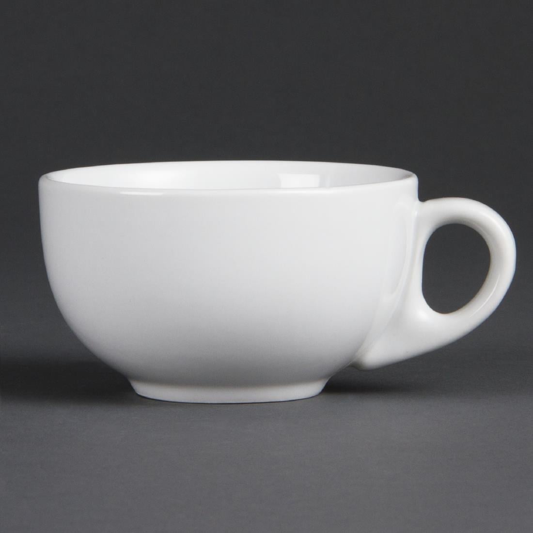 Tasses à cappuccino blanches 200ml Olympia (lot de 12) — CB469