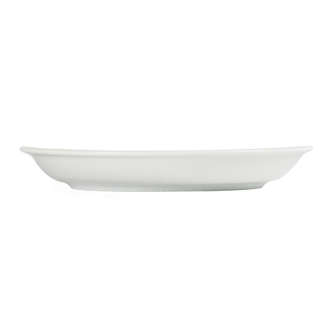 Soucoupes pour tasses à cappuccino Olympia Whiteware (lot de 12) — CB470