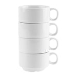 Tasses à espresso empilables Olympia Whiteware 85ml (lot de 12) — CB471