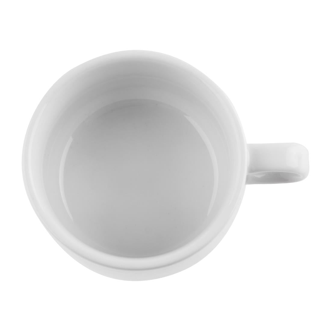 Tasses à espresso empilables Olympia Whiteware 85ml (lot de 12) — CB471